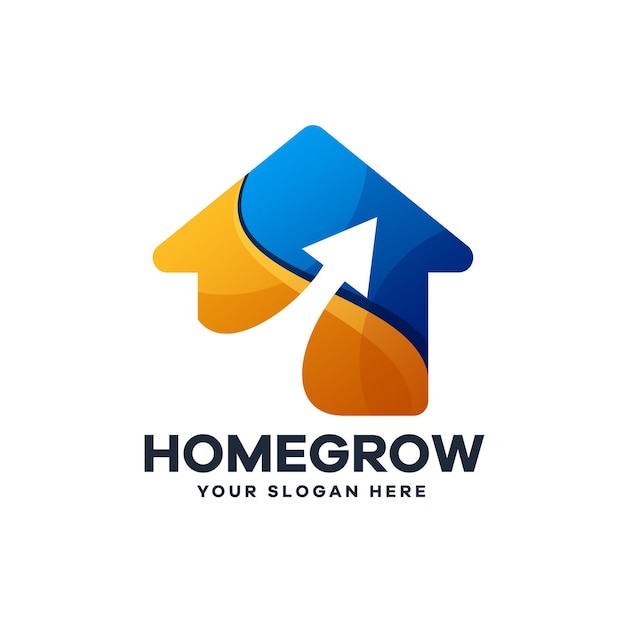 Home Growth Gradient Logo