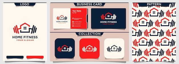 Home GYM Logo Template.