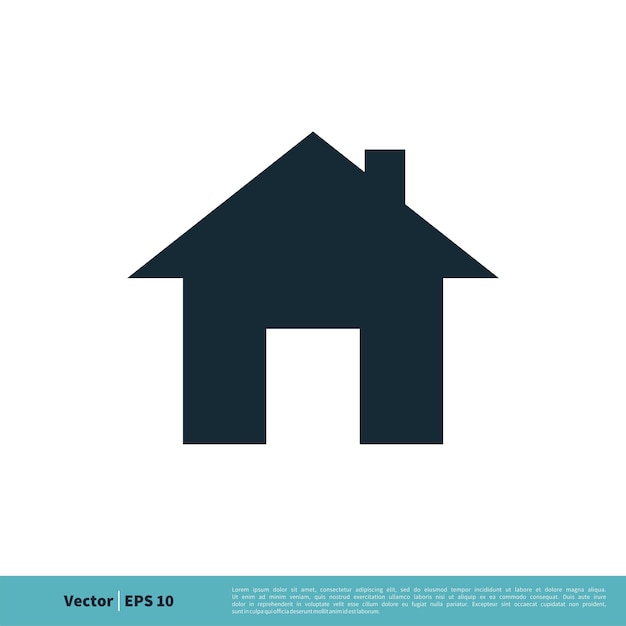 Home House Icon Vector Logo Template Illustration Design Vector EPS 10