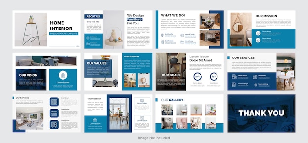 Home interior presentation template