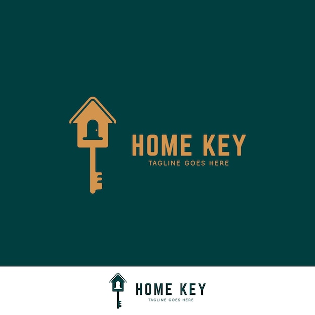 Home key property real estate logo icon