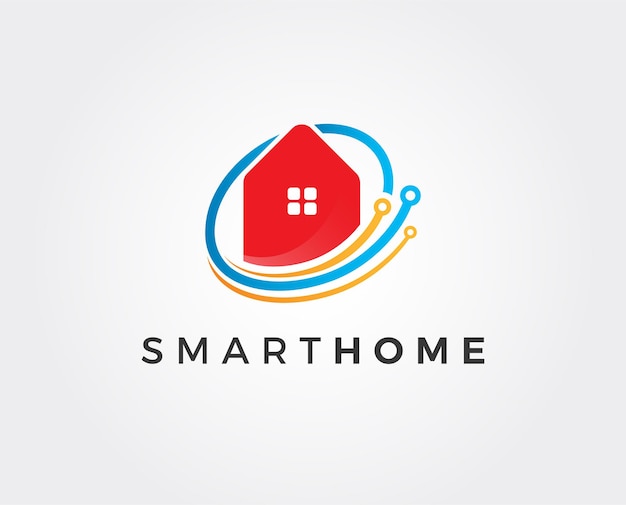 Home linear vector logo