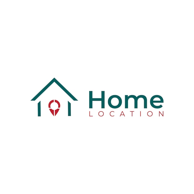 home location logo icon vector template