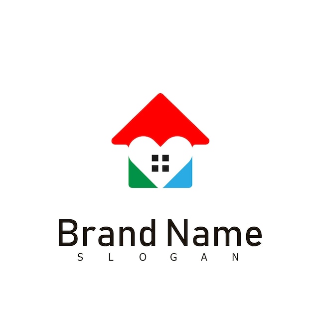 Home logo educasi design symbol emblem house