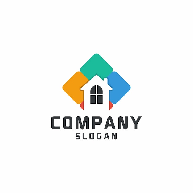 Home logo icon colorful