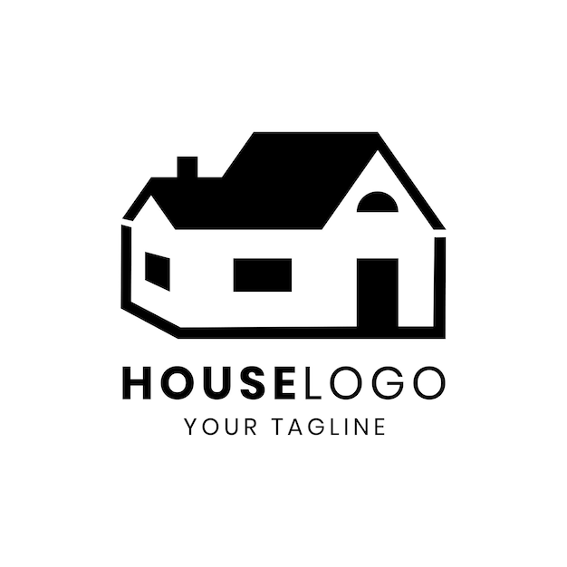 Home logo template vector for interior design business