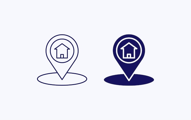 Home Map illustration icon