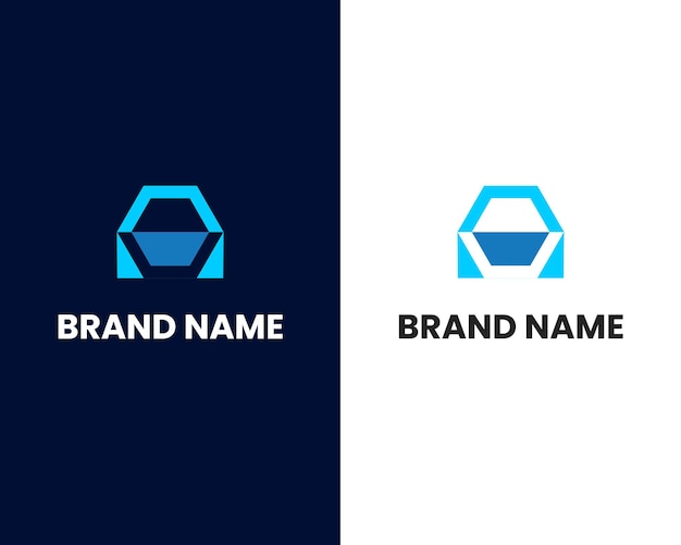 home mark modern logo design template