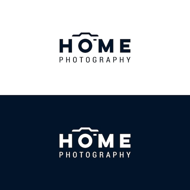 Home Photography Wordmark Typography Text Lettering Negative Space Logo Design Inspiration