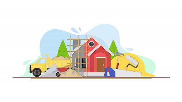 Home Renovation Illustration