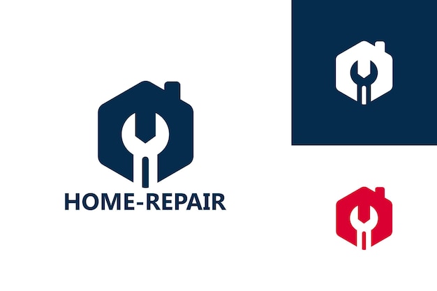 Home Repair Logo Template Design Vector, Emblem, Design Concept, Creative Symbol, Icon