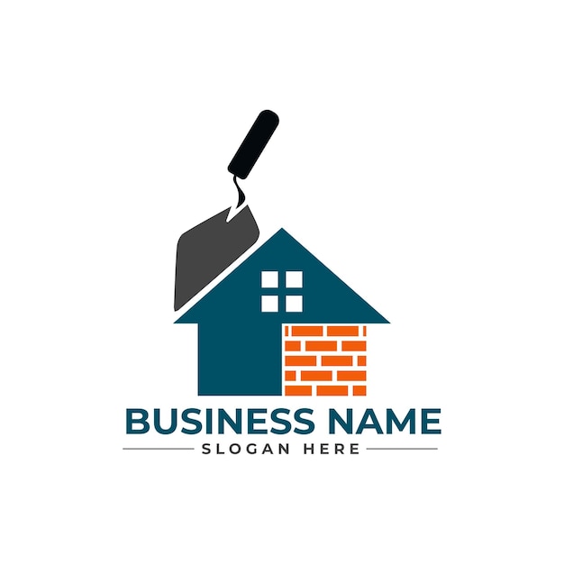 home repair, roofing, remodeling, handyman, home renovation, decor logo