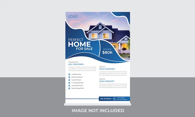 Home Sale Flyer Design template