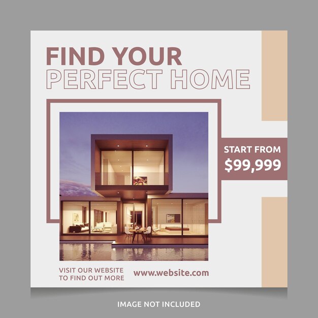 Home sale modern template