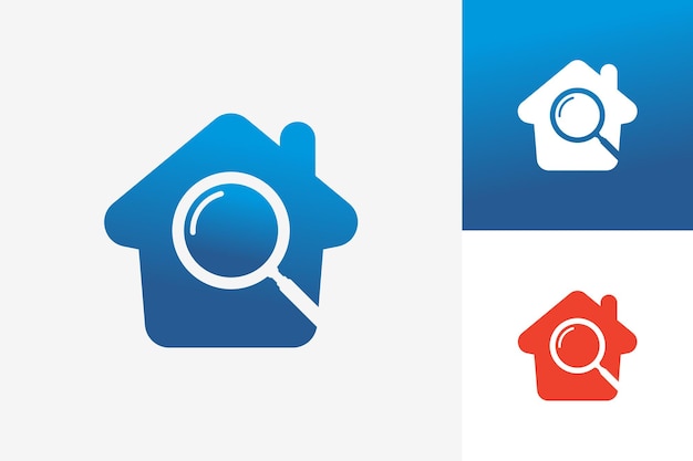 Home Search Logo Template Design Vector, Emblem, Design Concept, Creative Symbol, Icon