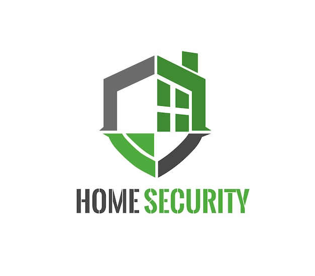 Home Security Logo Branding Identity Corporate vector design Template