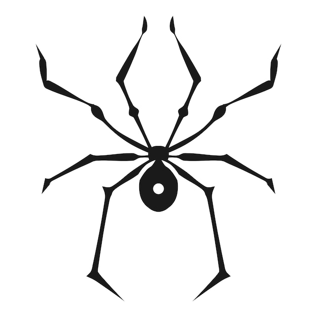 Home spider icon Simple illustration of home spider vector icon for web design isolated on white background