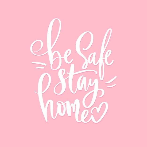 Home sweet home Calligraphic quote. Handwritten lettering phrase