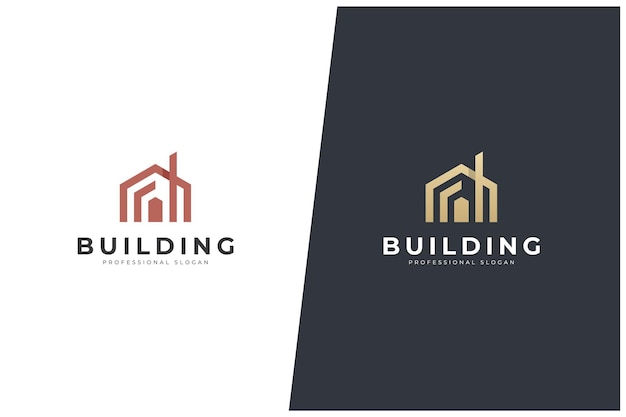 Home Vector Logo Concept Design For Real Estate Renovation Modern Structure And Architecture