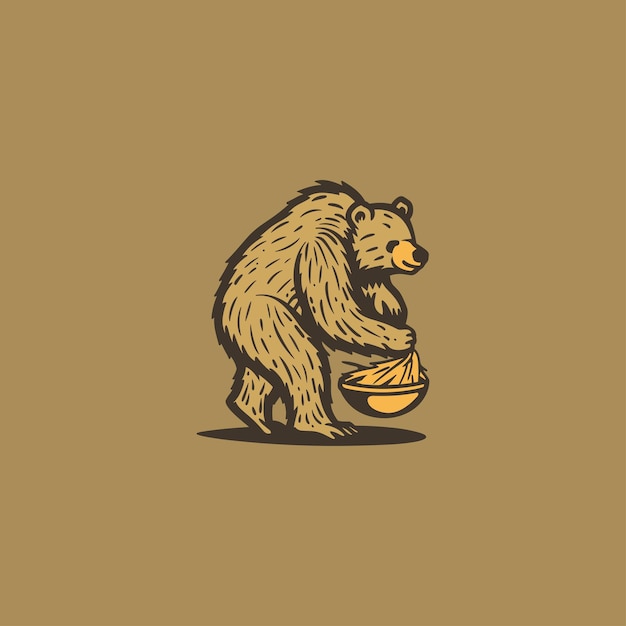 honey bear design vector illustration