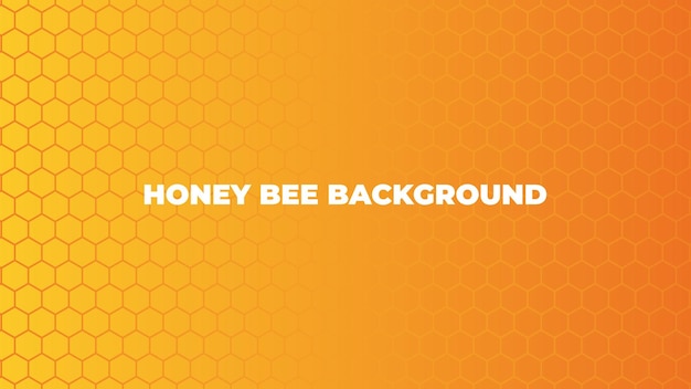 Honey Bee Video Background EPS 10 Beautiful Free Vector Template