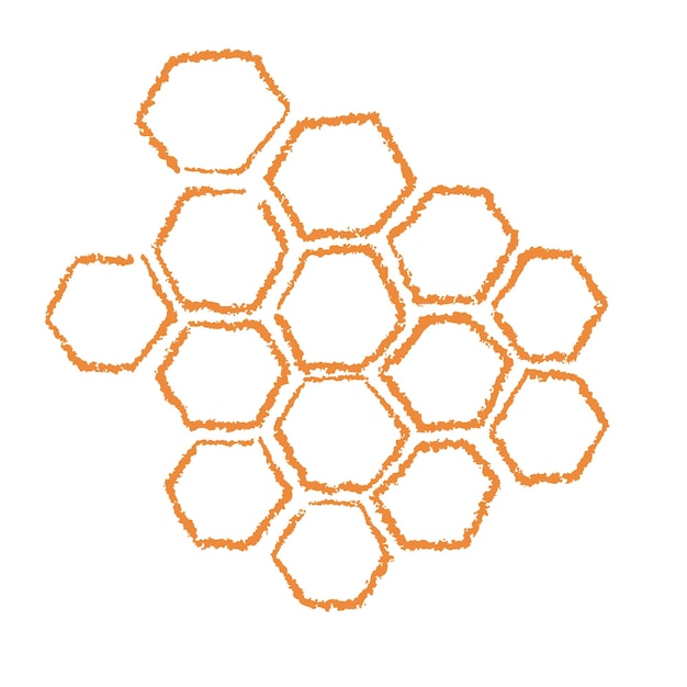 honey comb propolis honeycomb sketch hand drawn grunge honey comb image of bee wax Bee honey