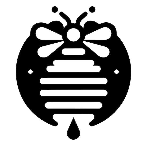 Honey Logo and vector silhouette