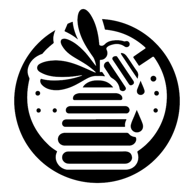 Honey Logo and vector silhouette