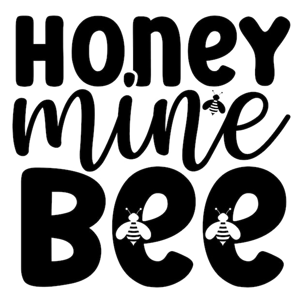 Honey mine bee SVG