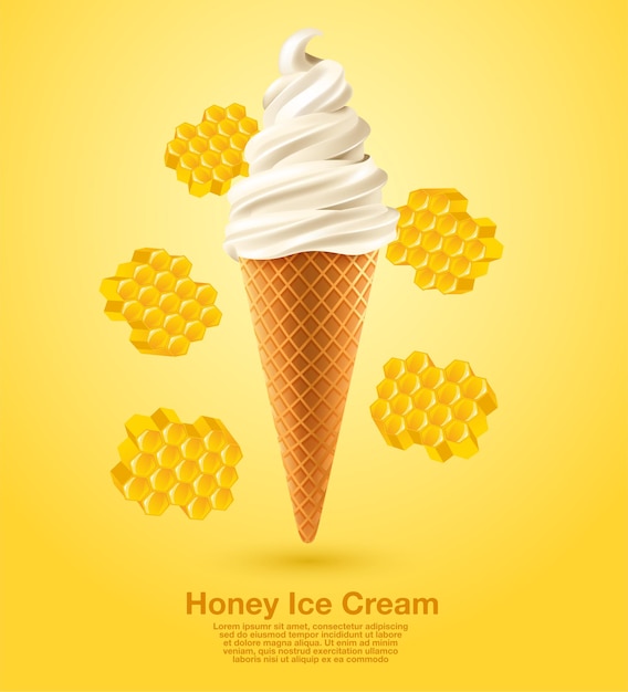 Honey Sundae Soft Serve  