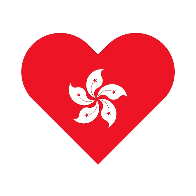 Hong Kong Heart flag