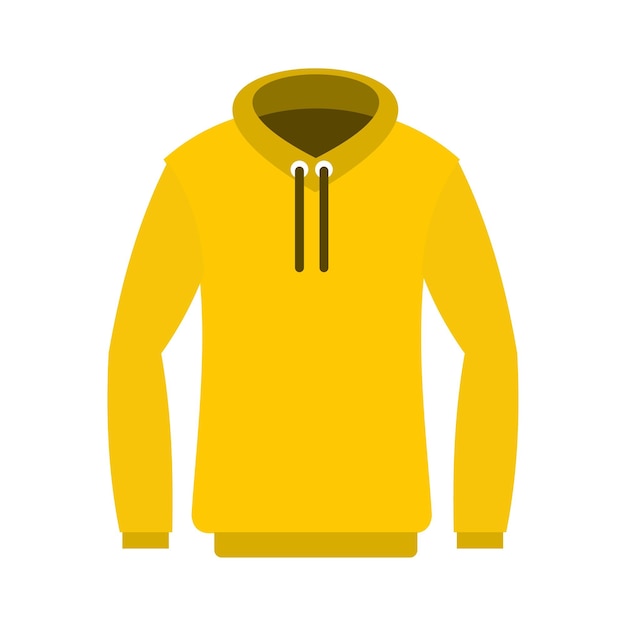 Vector hoody icon in flat style isolated on white background vector illustration