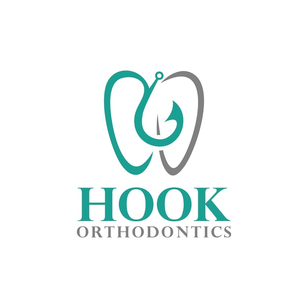 Hook dental logo inspiration