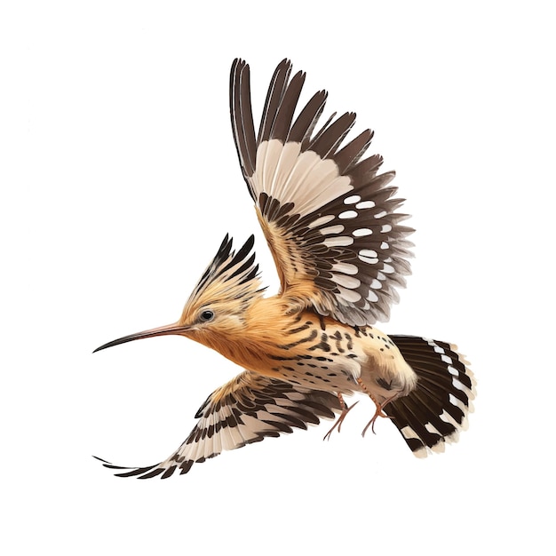 Hoopoe bird vector ilustration