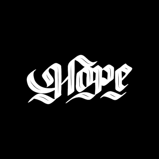 Hope calligraphy handlettering