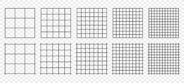 Vector horizontal grid lines in graph style grid shapes vector design