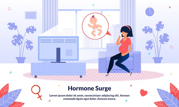 Hormone Surge During Pregnancy Flat