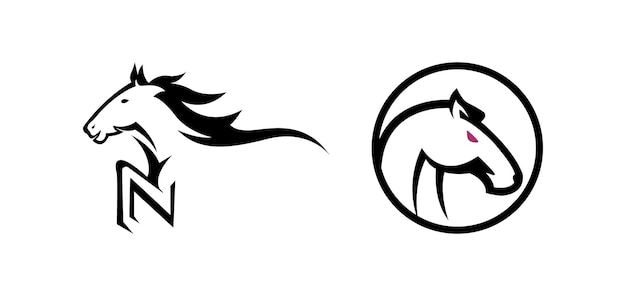 horse clipart vector icon lineart