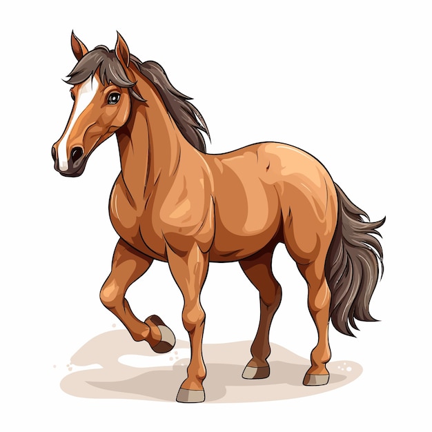 Horse cute vector