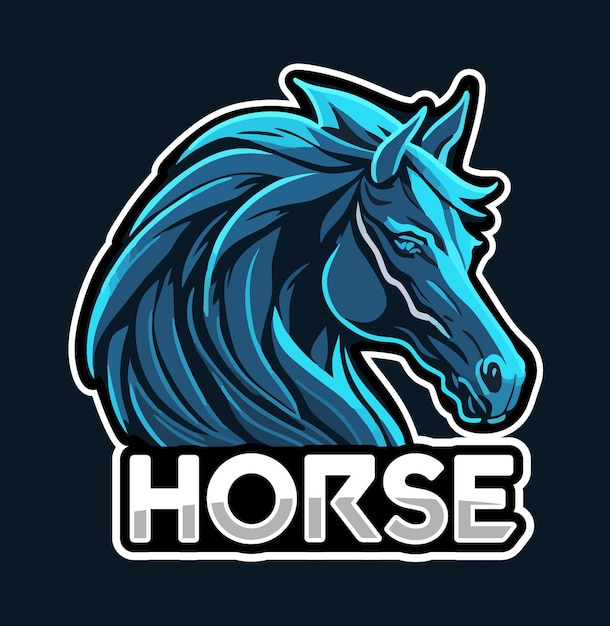 Horse Esport Gaming Logo