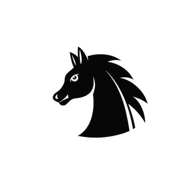 Horse Face Logo, art vector design