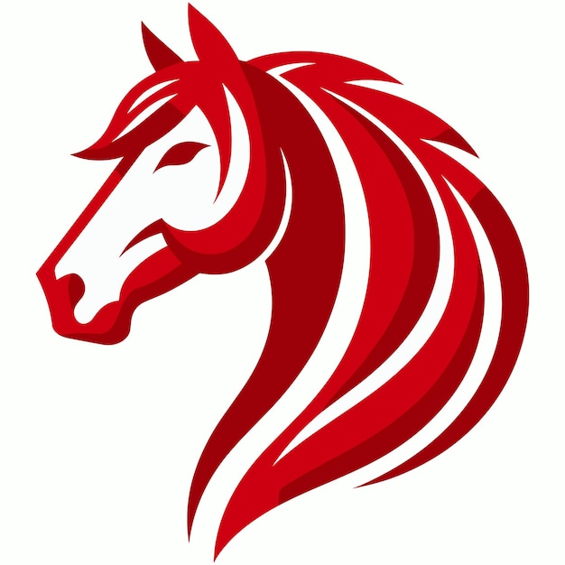 Horse head logo design