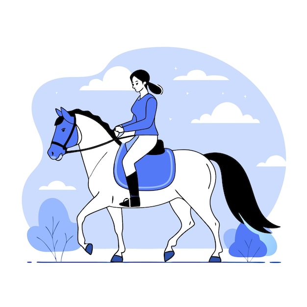 Horse Illustration concept