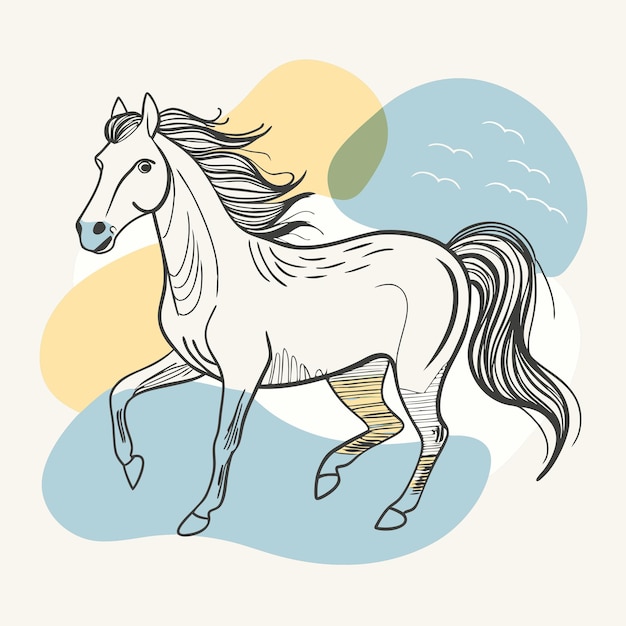 horse illustration