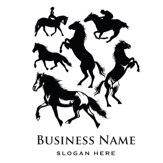 Horse Logo Silhouette