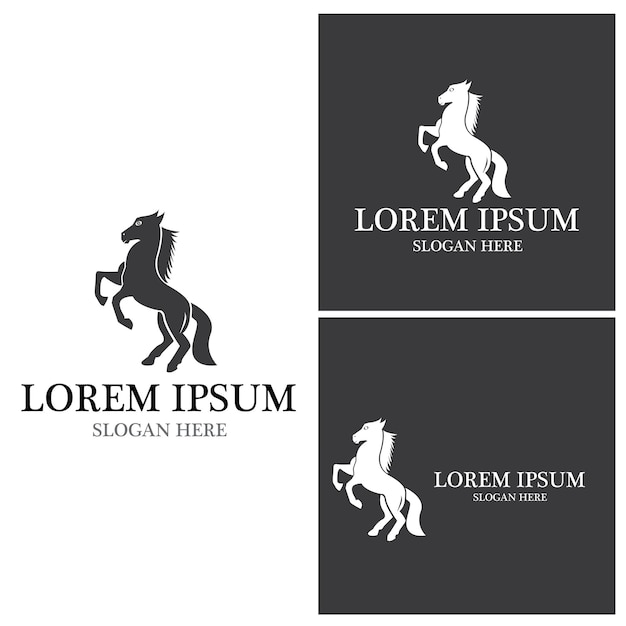 Horse Logo Template Vector icon