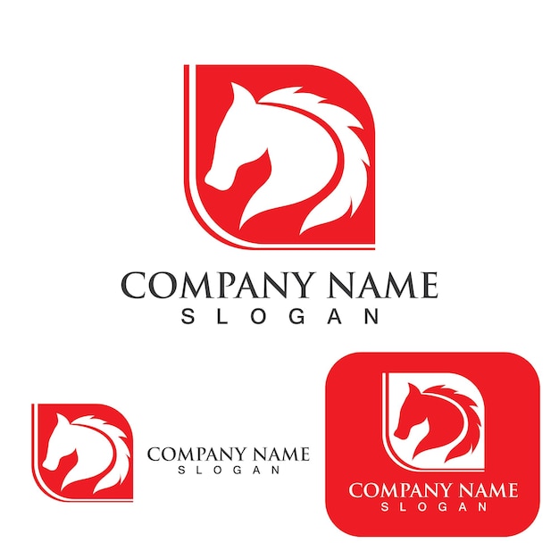 Horse Logo Template Vector icon