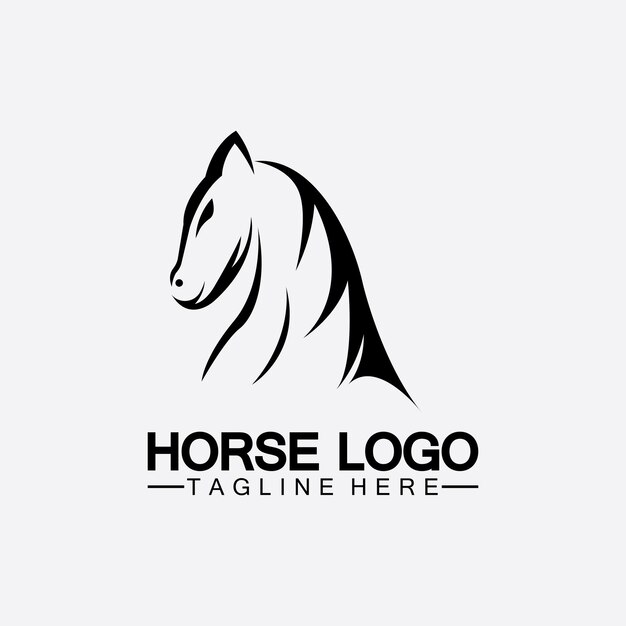 Horse Logo Template Vector illustration design