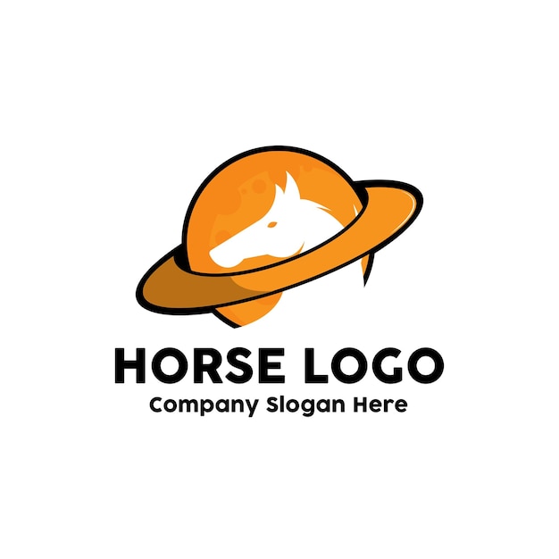 Horse logo vector world sporting event speed racing animal design illustration