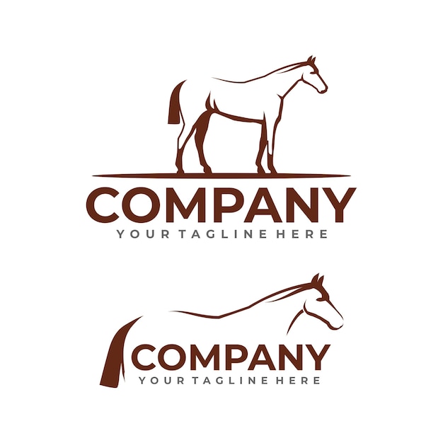 Horse outline logo